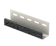 J-планка (ПВХ), клинкер нордик графитовый, 3,05м. (20/1) J-планка (ПВХ), клинкер нордик графитовый, 3,05м. (20/1)